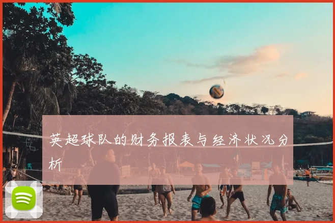 英超球队的财务报表与经济状况分析